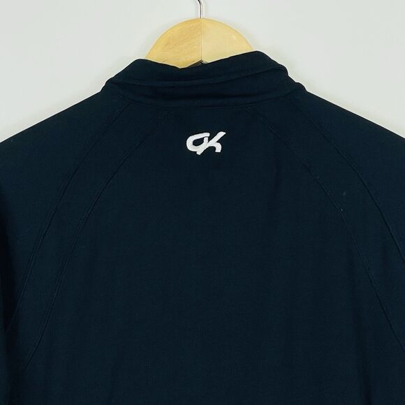 GK Gymnastics Dance Cheer Black Logo Athletic Zip Front Jacket Women's‎ Large - Picture 6 of 7